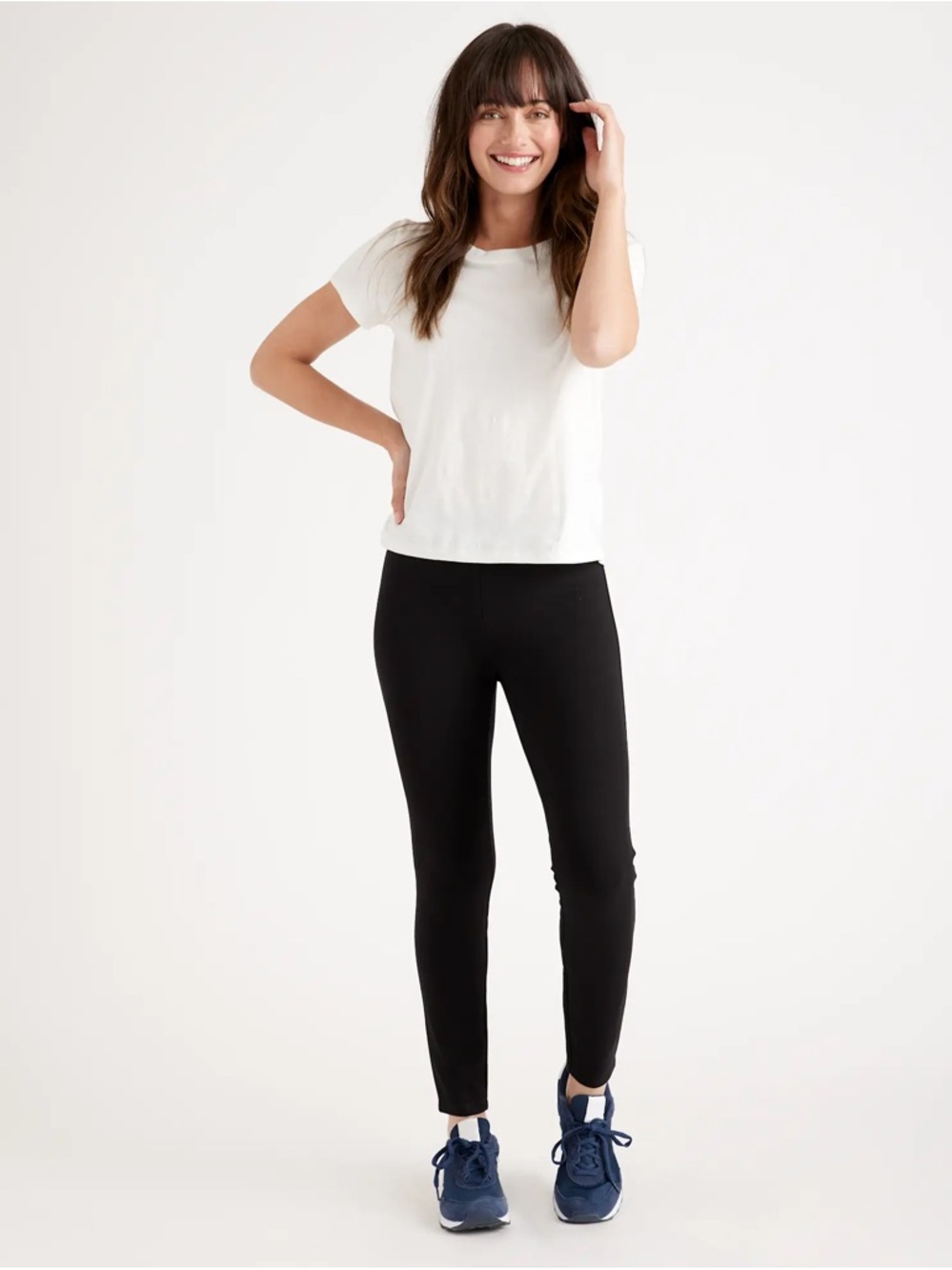 NWOT Quince Ultra-Stretch Ponte Skinny Pants in Black